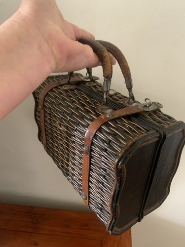 Sac mallette osier et - /,