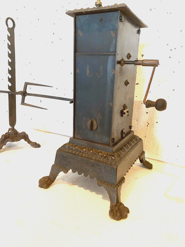 Tourne broche anciens fonte - tourne,