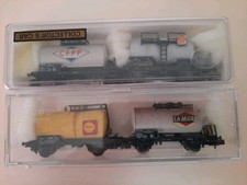 4 Wagons citerne à essieux