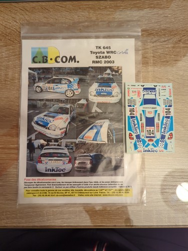Decal toyota corolla wrc - decal,