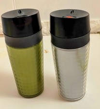 Liquid Seal Travel Mugs By OXO Silver & Black And Olive Green & Black Excellent