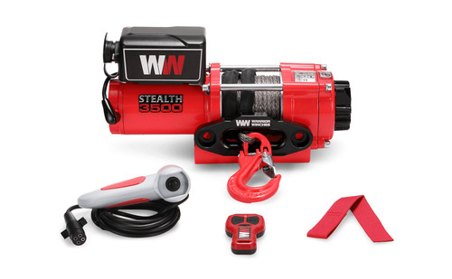 Treuil stealth 3500lb - 12v, avec