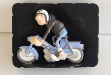 Figurine moto en résine Joe
