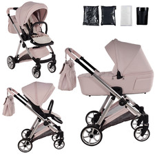 JUNAMA Ellegante 2en1 3en1 4en1 POUSSETTE BÉBÉ SIÈGE AUTO ISOFIX