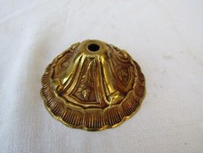 bronze cup chandelier rosettes bobeche ceiling light