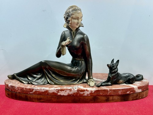 Sculpture régule art déco - , 46