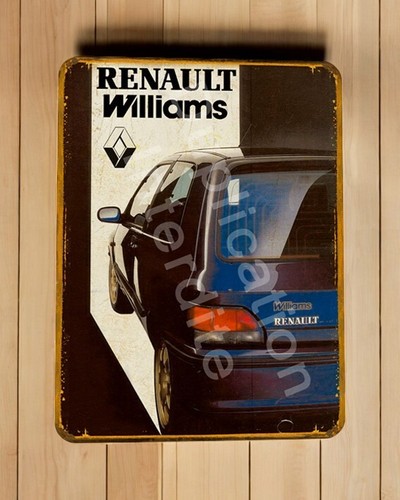 Plaque métal vintage renault - plaque,