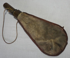 Small antique bag (20 cm) leather and copper
