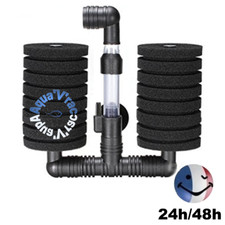 filtre exhausteur air mousse aquarium crevette alevin biochimique