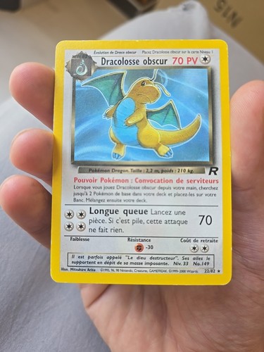 Carte pokemon dracolosse - carte,