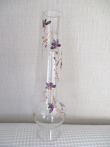 Ancien tube verre - , émaillé
