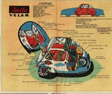 1956 DOCUMENT (ref CG  23)  AUTO ISETTA VELAM par TAVARD