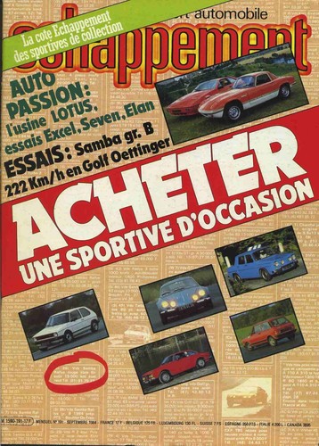 Echappement 191 1984 vw - 09/1984,