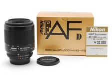 [Almost Unused] Nikon AF NIKKOR 80-200mm f/4.5-5.6 D Zoom Telephoto Lens JAPAN