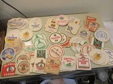 Vintage Beer Coasters Label Collection Bar mostly foreign over 50 No Reserve