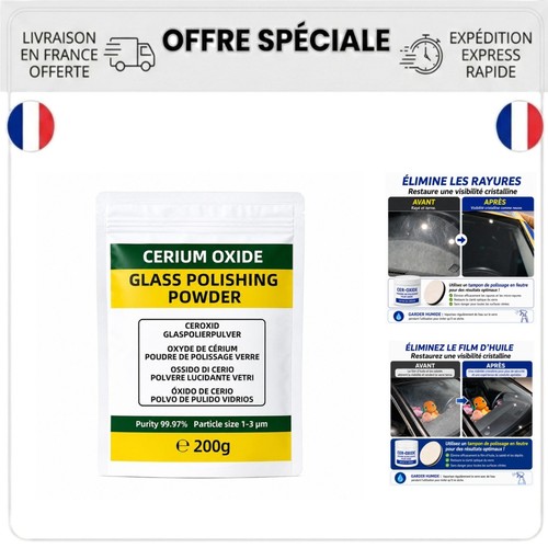 Poudre polissage verre - , oxyde