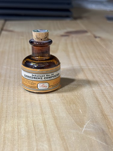 Ephedrine inhalant bottle - ephedrine, bottle-