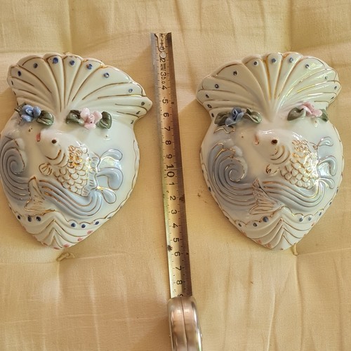 Céramique lot vases muraux - 2,