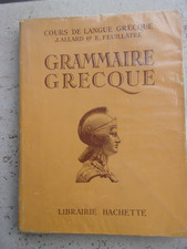 grammaire grecque Allard Feuillatre Hachette