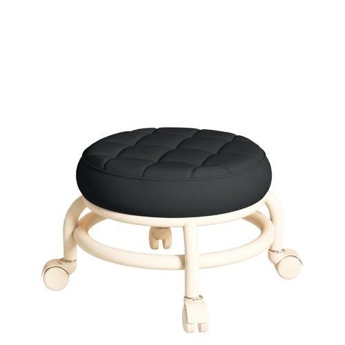 Tabouret rond roulettes - à,