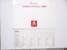 CITROËN AXEL nuancier du