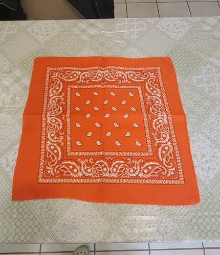 Bandanas foulard orange neuf - foulard, !