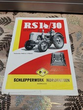 Rare brochure  PROSPECTUS TRACTEUR SN Schlepperwerk  Années 50 Original 