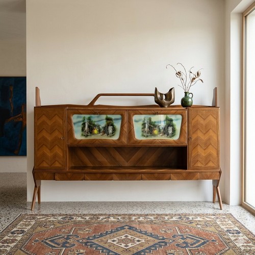 Buffet vintage plaqué - vintage,