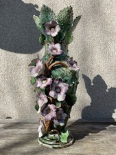 Grand Vase En Barbotine Milieu