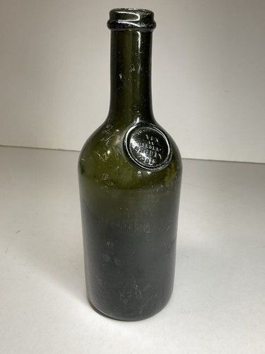 Bouteille verre soufflé - verre,