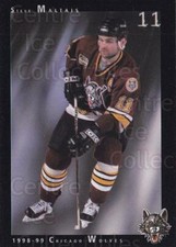 1998-99 Chicago Wolves #4 Steve Maltais