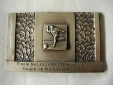 1970 Winston Vintage Bowling World Cup Trophy Plate Bowling Medal Price 