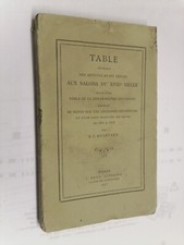 peinture tous les artistes / tous les salons du XVIIIe / table 1873 par Guiffrey