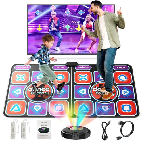 Tapis danse interactif - tapis, tv