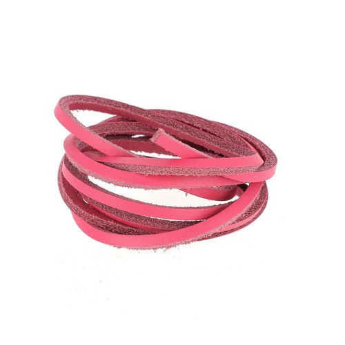 Lacet cuir carré largeur - carré,