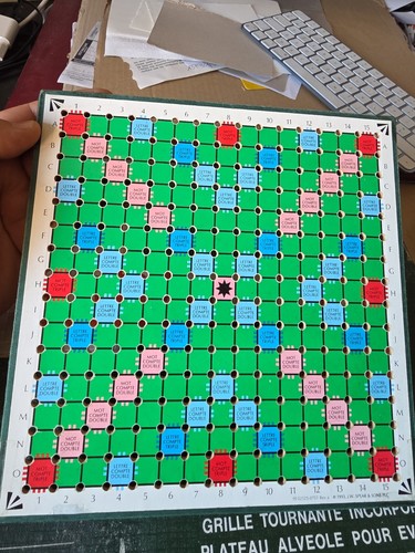 Plateau jeu scrabble - plateau,