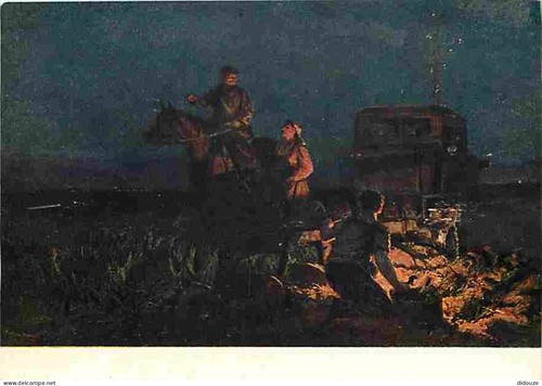 Postcard art painting - art,