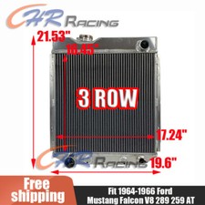 3 row Aluminum Radiator for