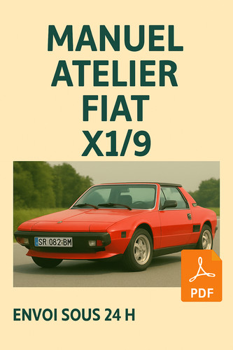 Manuel atelier fiat - manuel, fiat-x1-9-