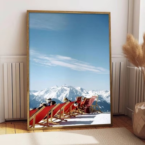 Apres ski poster winter - ski,