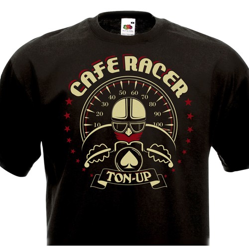 Shirt cafe racer - cafe, ton-up