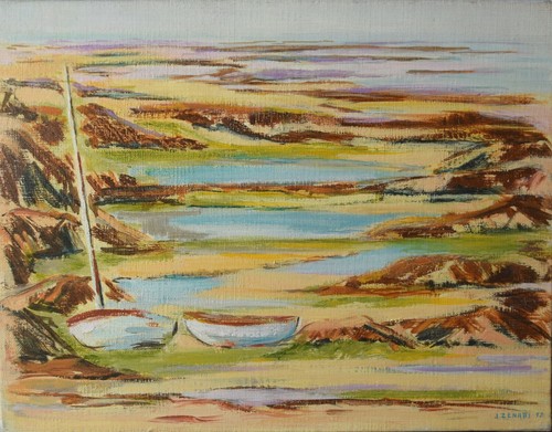 Peinture huile sur toile - à,