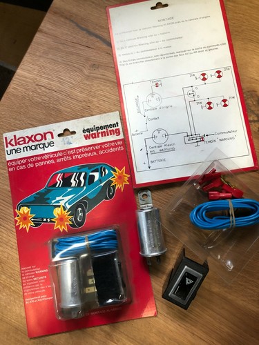 Kit warning klaxon volts - klaxon,