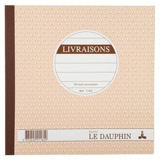 [1162] LE DAUPHIN Manifold autocopiant 210X210 Livraisons 50 dupli - Avoine