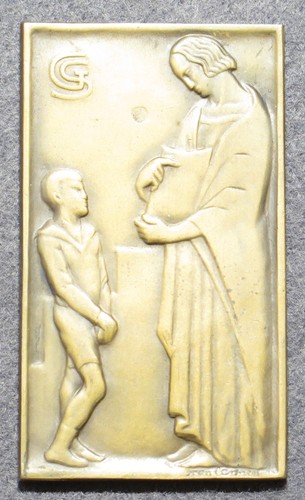 Médaille belge art déco - belge,