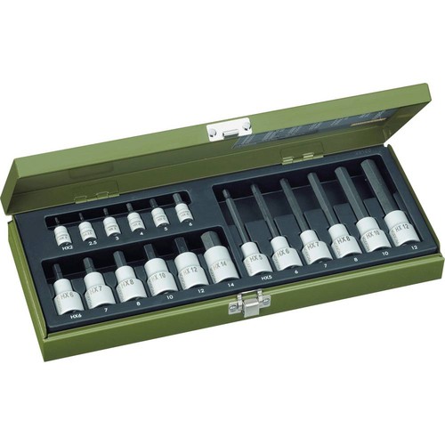 Jeu douilles embouts pans - 6,