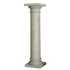 Colonne En Marbre Blanc De Carrare Design Italien H 100cm