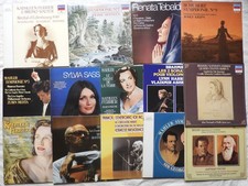 Lot x14 albums, disques vinyles 33 T. Musique Classique, Opéras, Symphonies ...