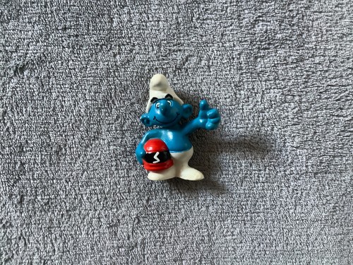 Figurine schtroumpfs casque - figurine,