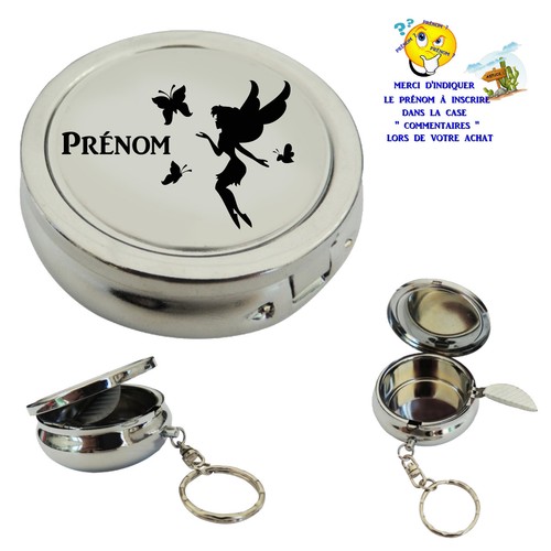 Pocket ashtray keychain - pocket, fairy